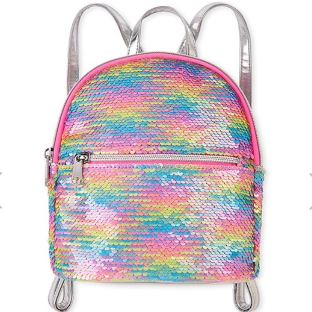 Rainbow Flip Sequin Mini Backpack